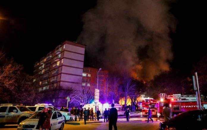 Ισχυρή έκρηξη στην Άγκυρα (εικόνες, βίντεο)